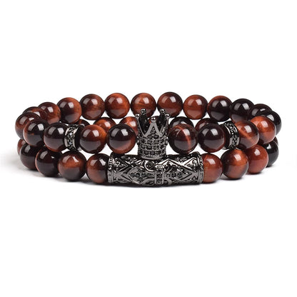 8mm Tiger Eye Stone Beads Bracelet