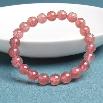 Natural Strawberry Quartz Bracelets