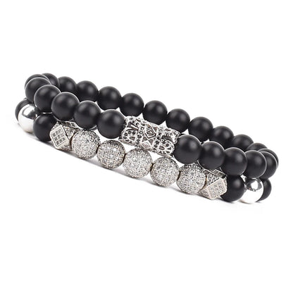 Luxury Charm Beads Bracelet Set
