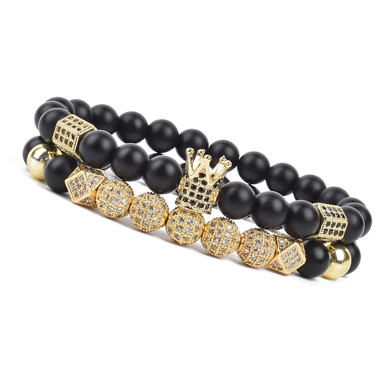 Luxury Charm Beads Bracelet Set