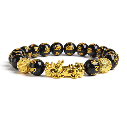 Yellow Elastic Tiger Eye Stone Beads Bracelet