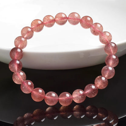 Natural Strawberry Quartz Bracelets