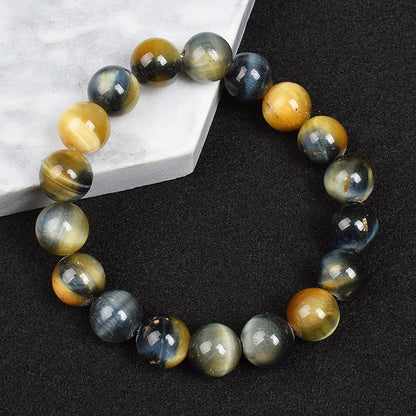Real Natural Yellow Tiger Eye Bracelet