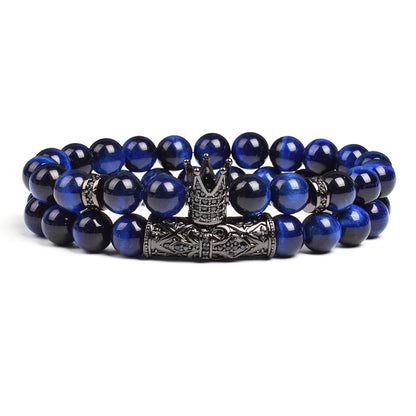 8mm Tiger Eye Stone Beads Bracelet