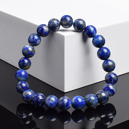 Natural Lapis Lazuli Stone Beads Bracelet