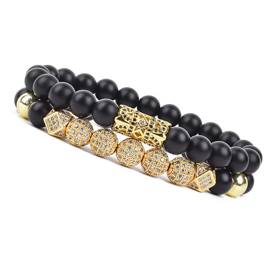 Luxury Charm Beads Bracelet Set