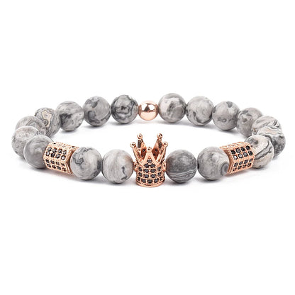 Fashion Cubic Zirconia Skull Leopard Bracelet