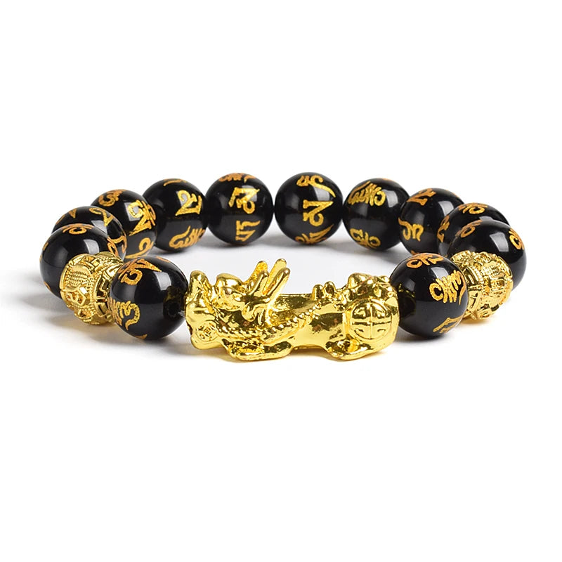 Yellow Elastic Tiger Eye Stone Beads Bracelet