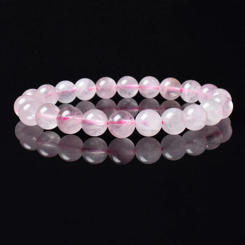 Natural Rose Quartz Beads Bracelet